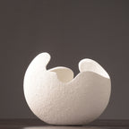 Organic Bubble Cloud Ceramic Vase - Textured Modern Minimalist Decor