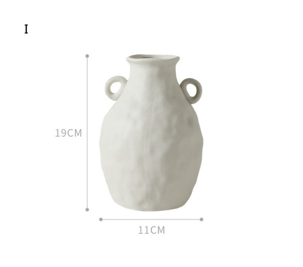 Abstract Ceramic Vase - Modern Sculptural Home Decor