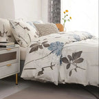 Big Flower Duvet Cover - Soft Botanical Bedroom Bedding