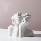 Abstract Female Body Ceramic Vase - Modern Sculptural Art Decor