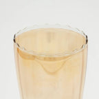 Amber Swirl Glass Vase - Whirlpool Design Statement Decor