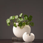 Organic Bubble Cloud Ceramic Vase - Textured Modern Minimalist Decor