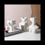 Abstract Female Body Ceramic Vase - Modern Sculptural Art Decor
