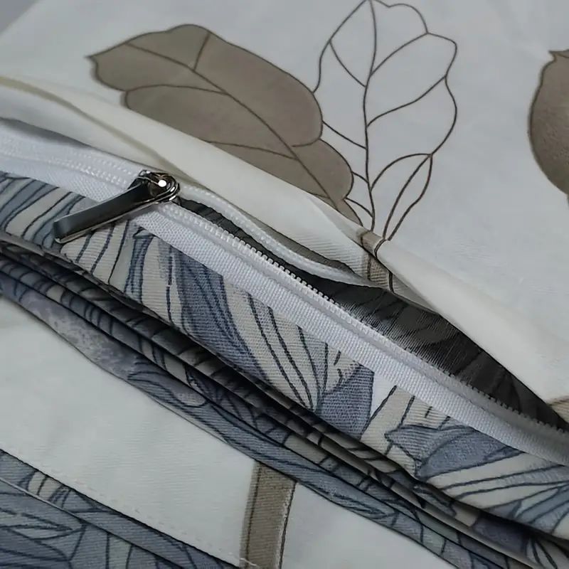 Big Flower Duvet Cover - Soft Botanical Bedroom Bedding