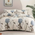 Big Flower Duvet Cover - Soft Botanical Bedroom Bedding