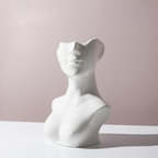 Abstract Female Body Ceramic Vase - Modern Sculptural Art Decor