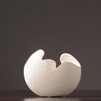 Organic Bubble Cloud Ceramic Vase - Textured Modern Minimalist Decor