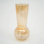Amber Swirl Glass Vase - Whirlpool Design Statement Decor