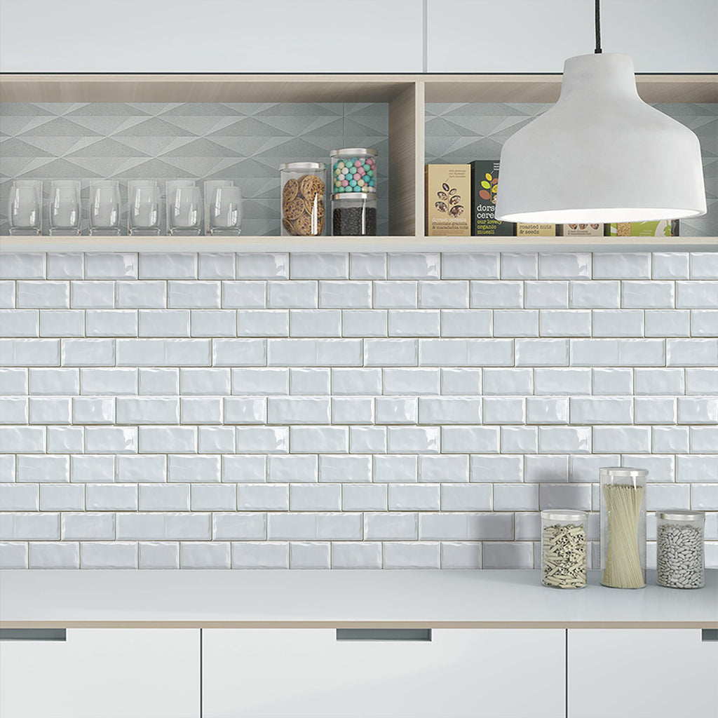 White Wall Stickers For Kitchen And Bathroom Walls